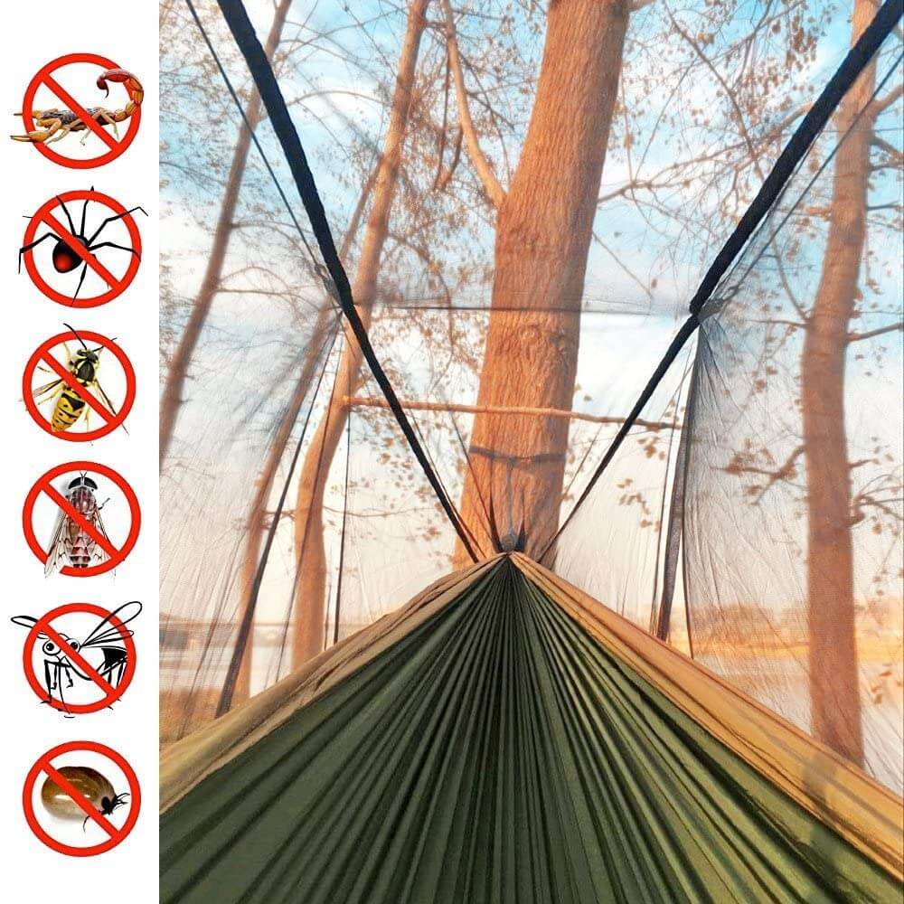 Portable Camping Hammock With Mosquitoes Net