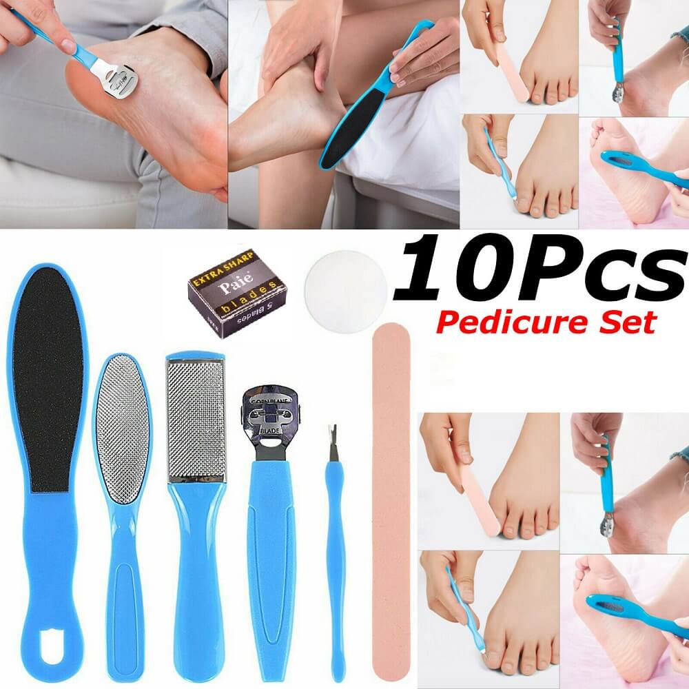 10 Pcs per Set Professional Pedicure Kit