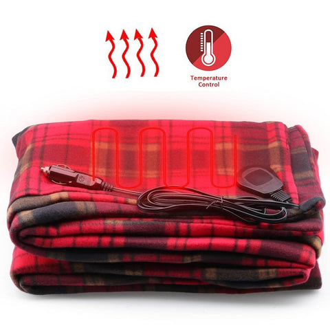 12V Electric Heated Travel Blanket