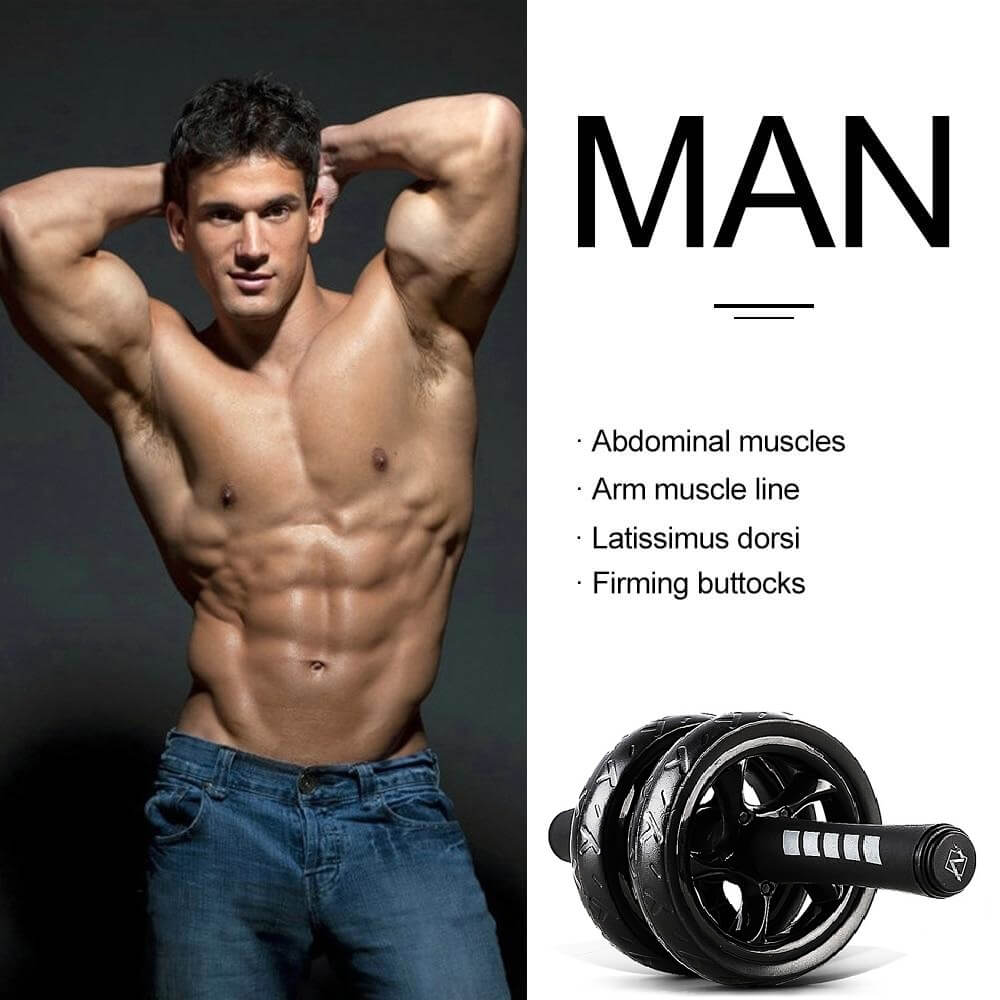 Abs Wheel Roller, Abdominal Exercise Roll Machine, Abs Workout Roller