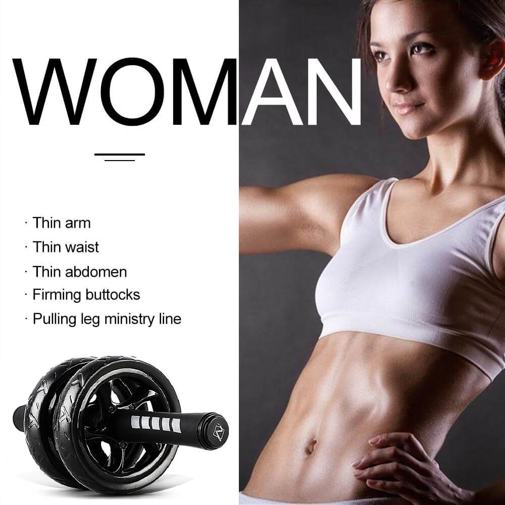 Abs Wheel Roller, Abdominal Exercise Roll Machine, Abs Workout Roller