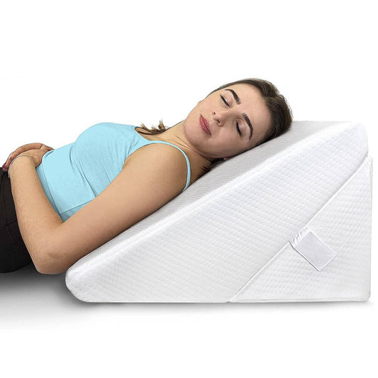 Bed Wedge Pillow, Sleeping Wedge Pillow, Incline Support Pillow, Reading Pillow