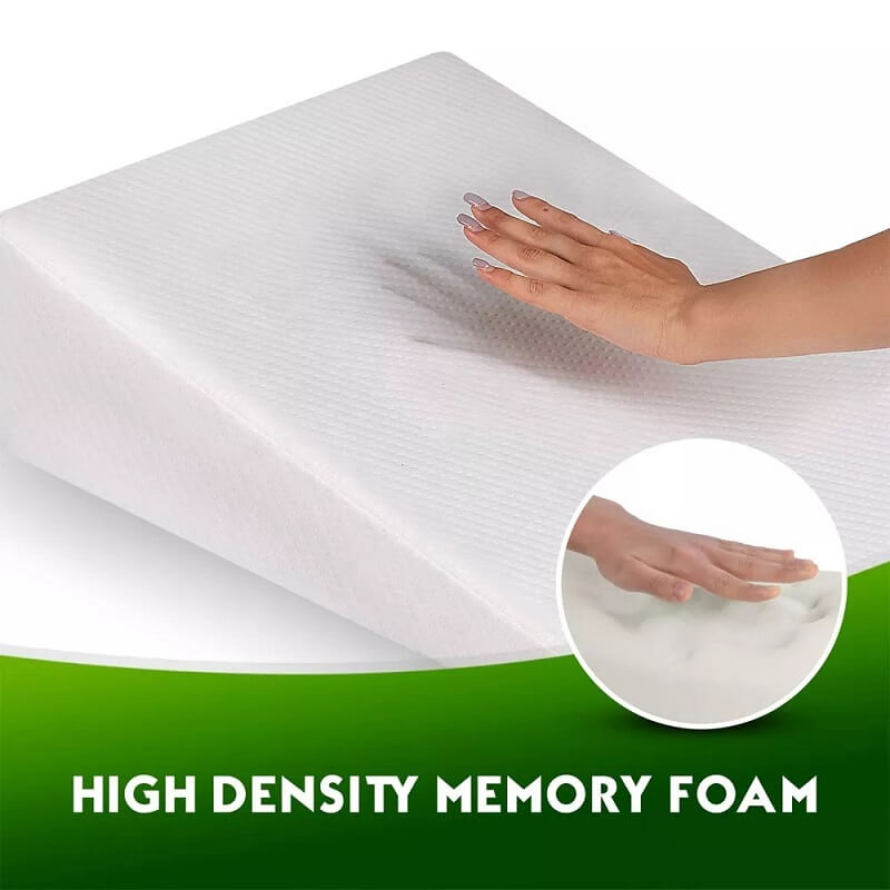 Premium Bed Wedge Pillow With Memory Foam