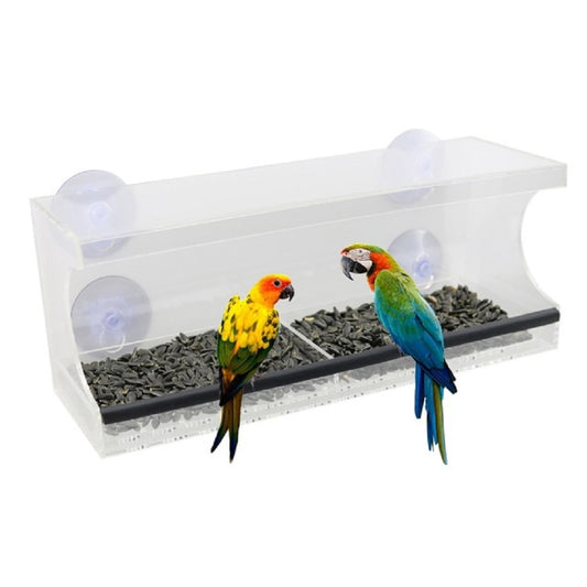Bird Feeder, Window Bird Feeding Station, Suction Window Bird Feeder