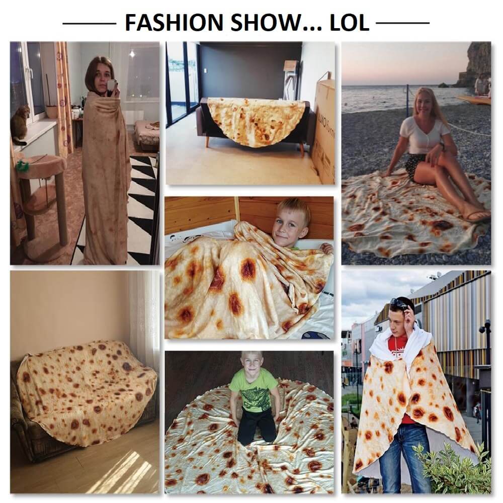 Burrito Blanket, Tortilla taco Blanket, Tortilla Throw Blanket, Soft Flannel Burrito Blanket