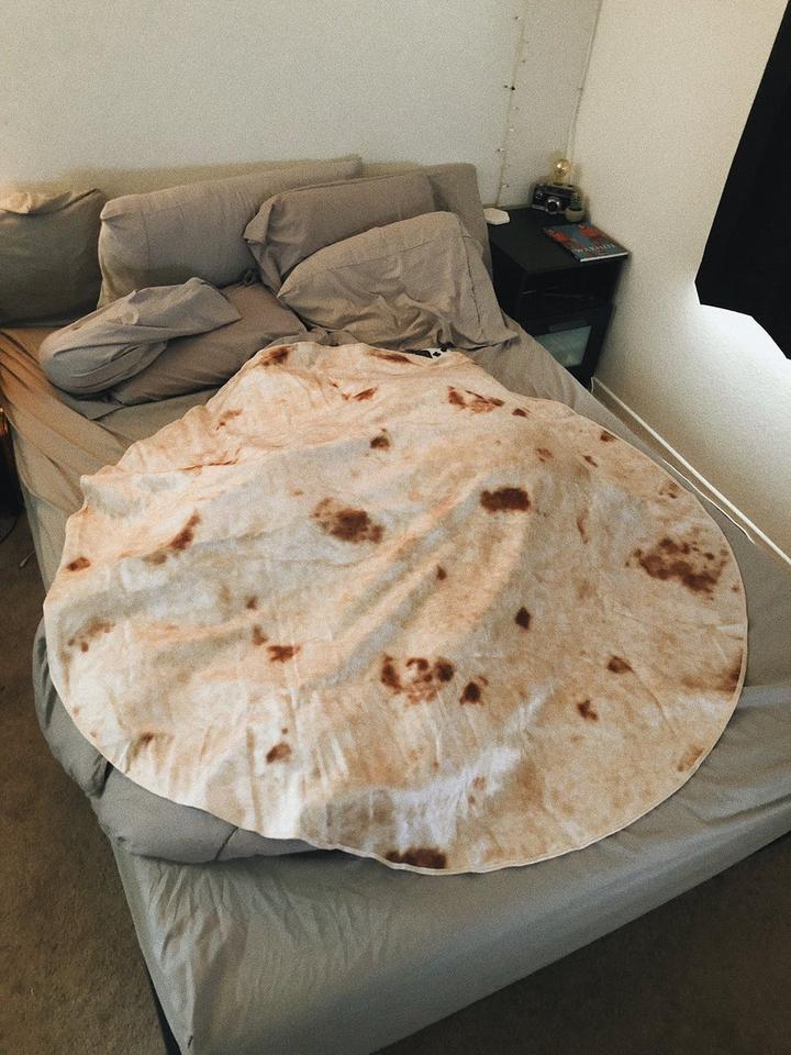Burrito Blanket, Tortilla Blanket, Tortilla Throw Blanket