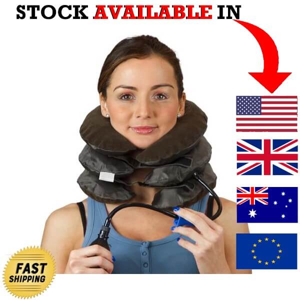 Inflatable Neck Stretcher, Neck Support Brace, Best Neck Traction Pillow, Neck Decompression, Cervical Neck Traction Device, Instant Neck Pain Relief
