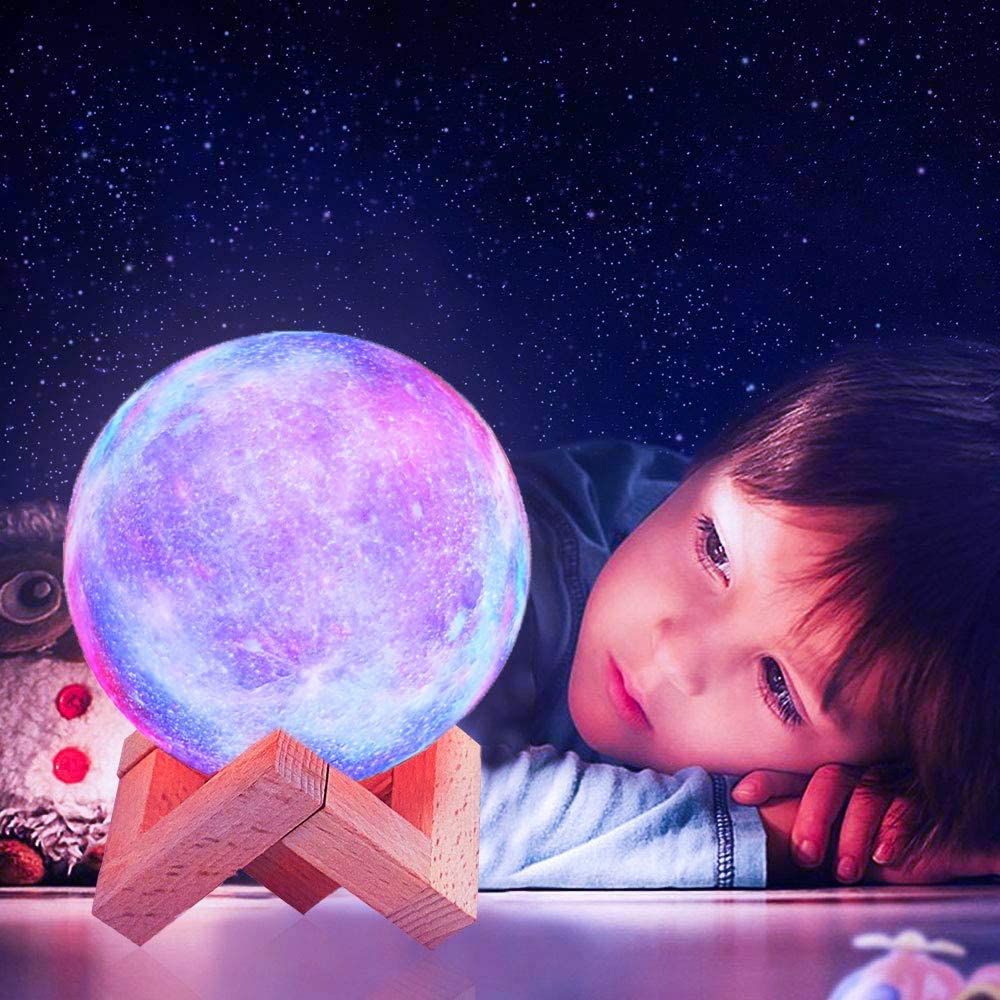 moon lamp, galaxy moon lamp, moon globe lamp