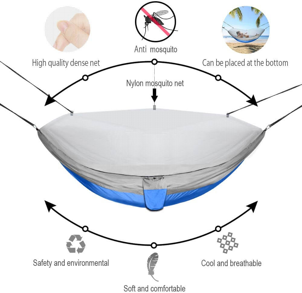 Portable Camping Hammock With Mosquitoes Net