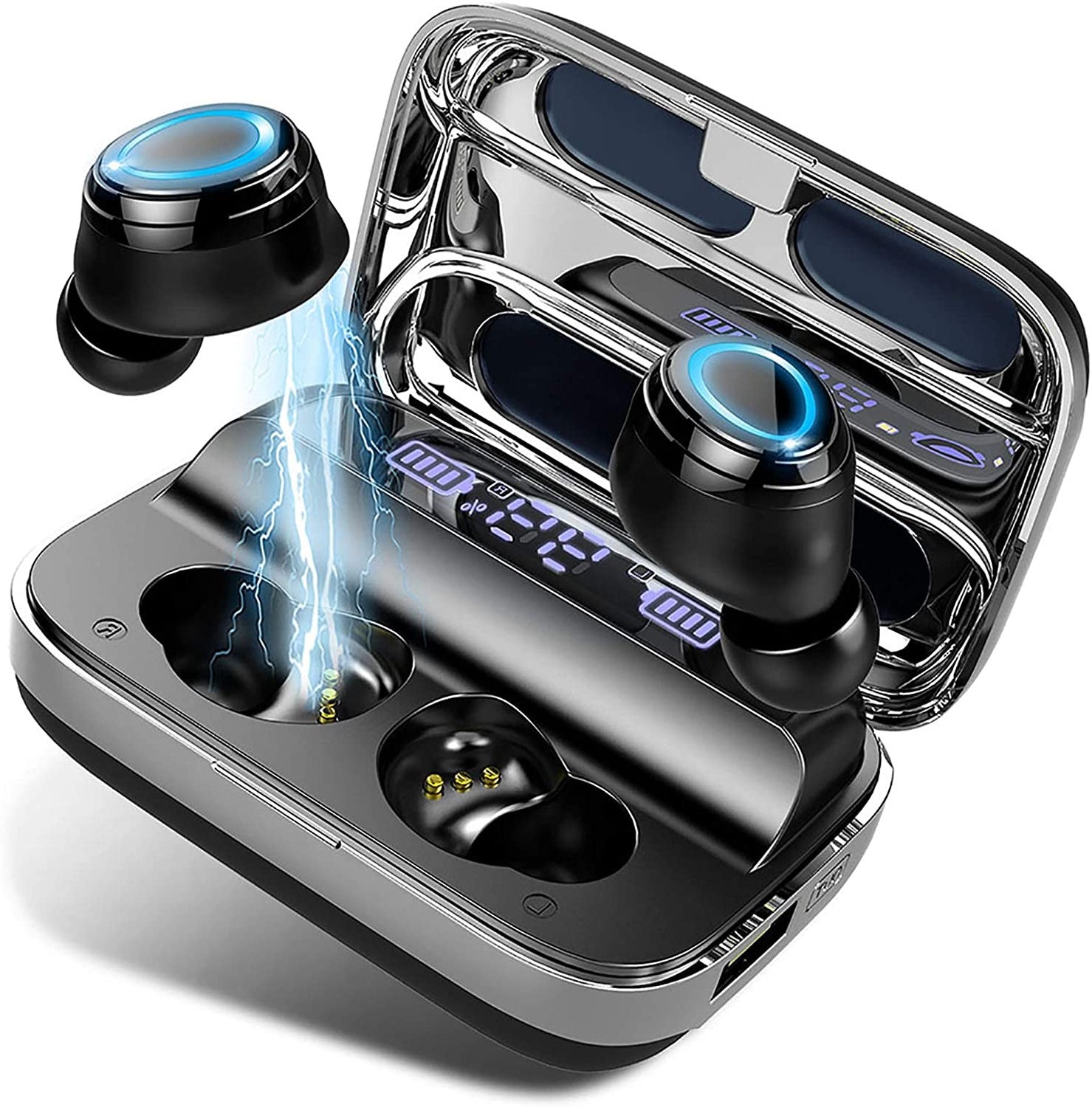 Wireless Bluetooth Earbuds, Waterproof Ear Buds,