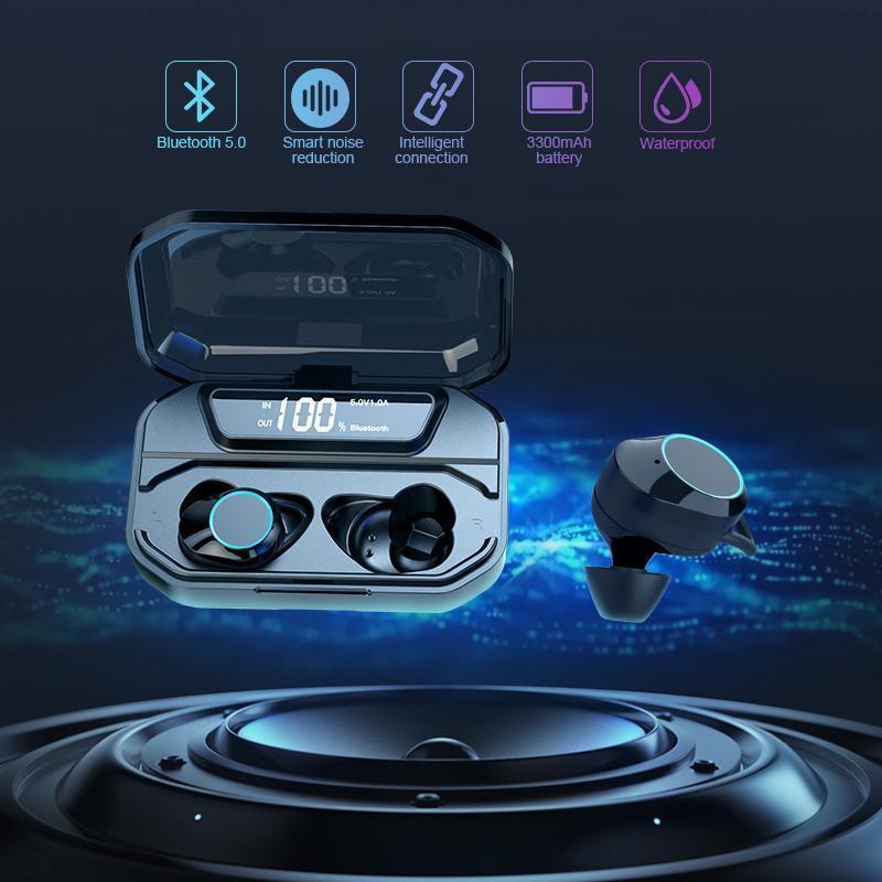 Wireless Bluetooth Earbuds, Waterproof Ear Buds,