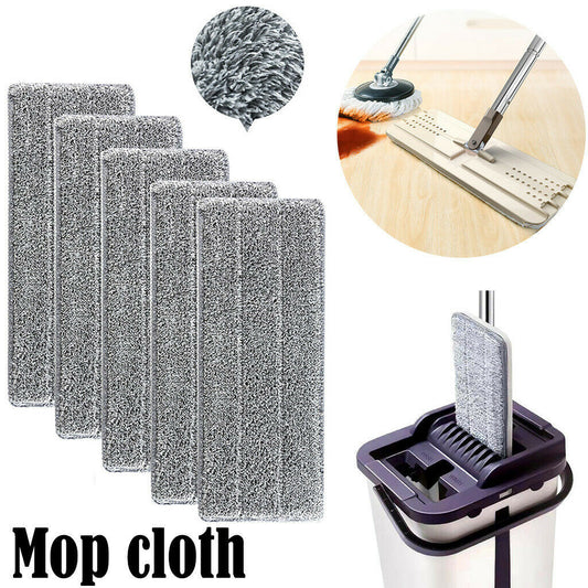 5Pcs-Set Replacement Microfiber Mop Pad
