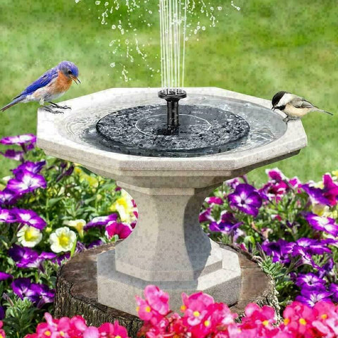 Solar Bird Bath Water Fountain