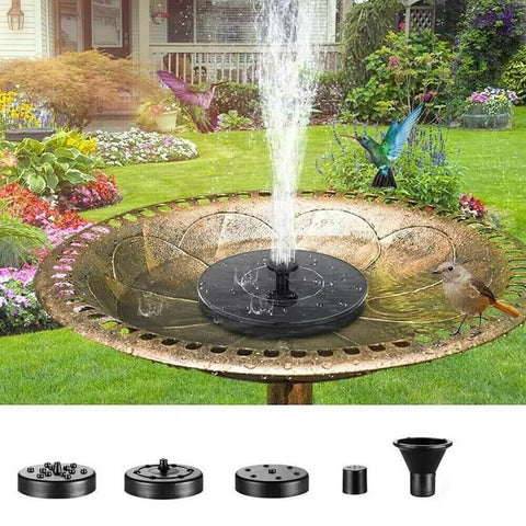 Solar Bird Bath Water Fountain