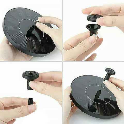 Solar Bird Bath Water Fountain