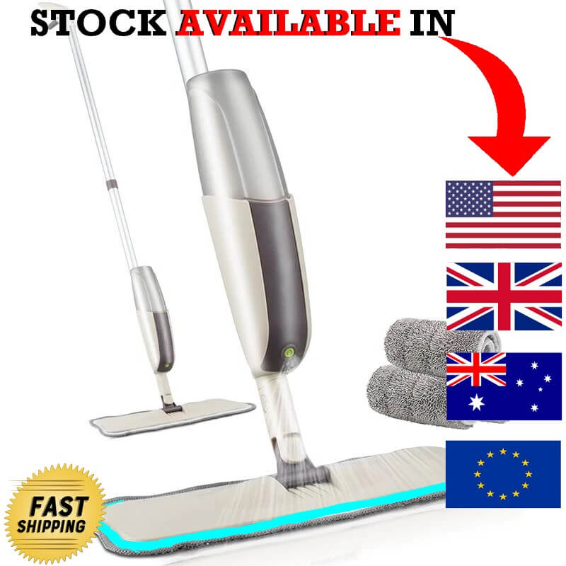 Spray Mop, Floor Mop Cleaner, Microfiber Pads, Spray Mop Cleaner