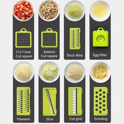 7-In-1 Smart Vegetable Slicer And Dicer