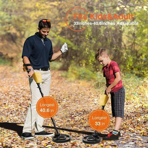 Waterproof Metal Detector, 1200mAh Battery